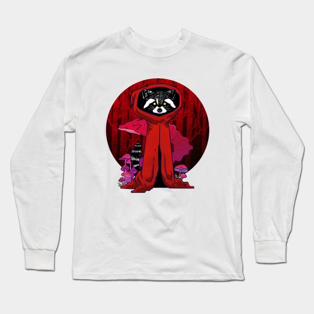 Little Red Hood Long Sleeve T-Shirt by Artthree Studio